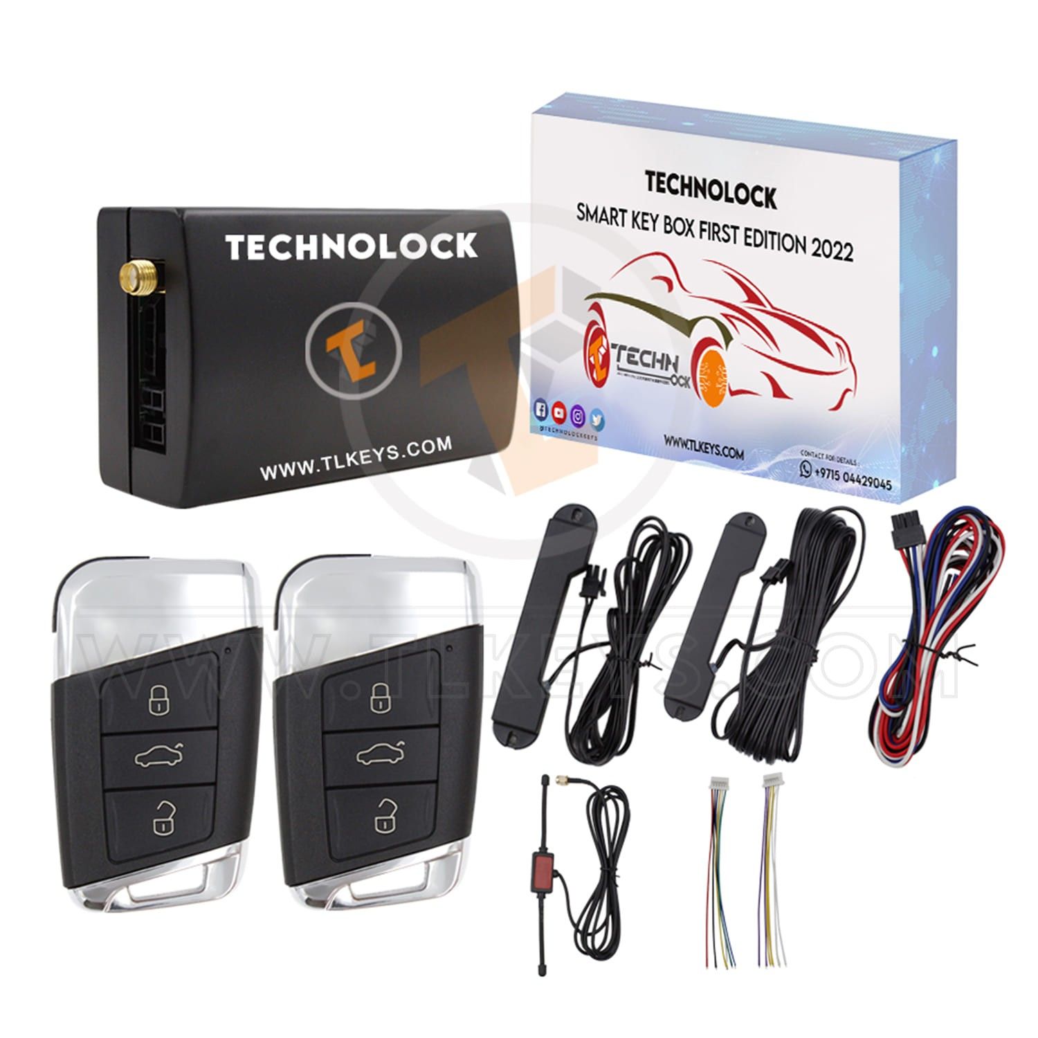 Techno Lock BBA PKE REMOTE Smart Key Box First Edition 2022 Volkswagen B8 Type smart key box
