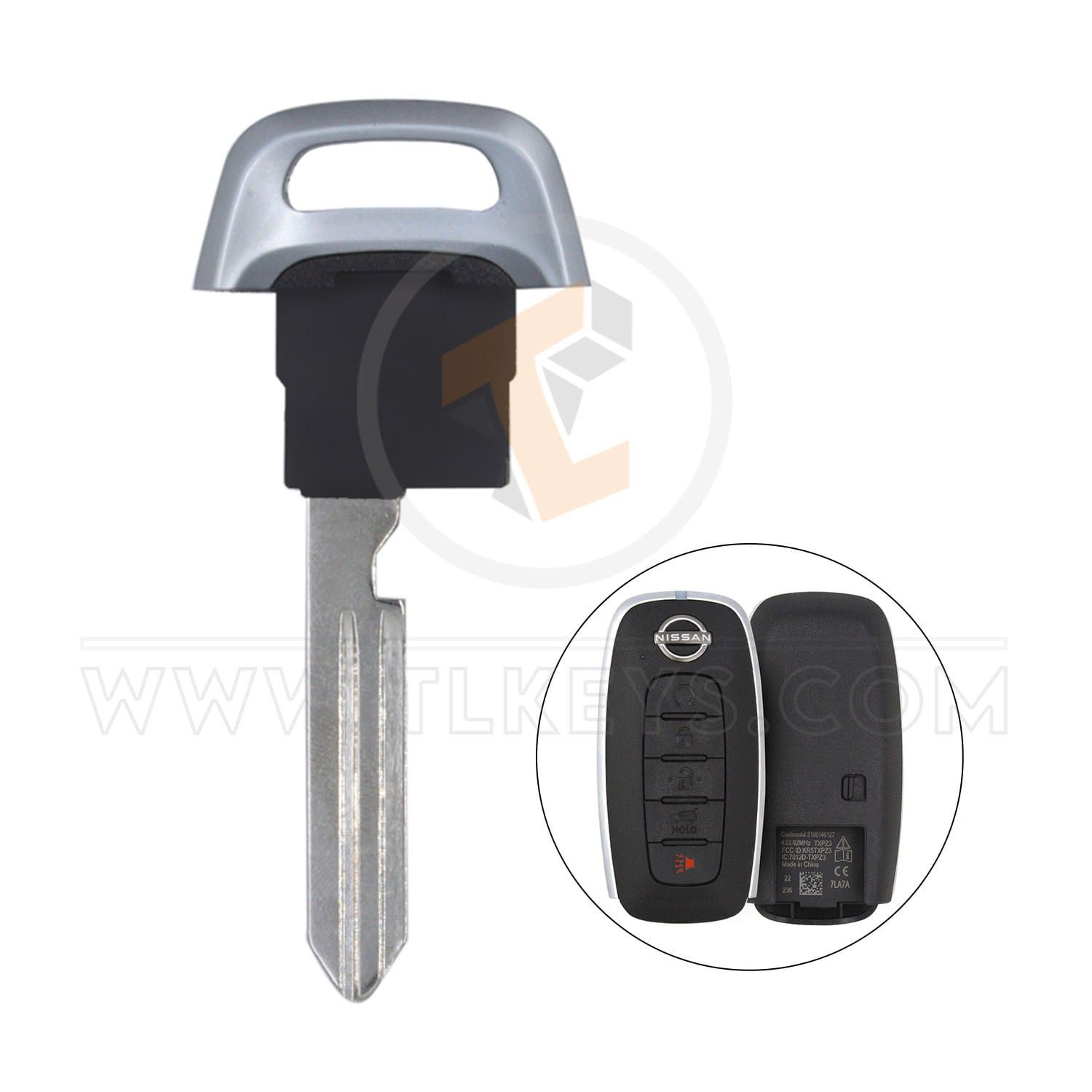Emergency Keys Nissan 2021-2023 Key Blade NSN14 Aftermarket