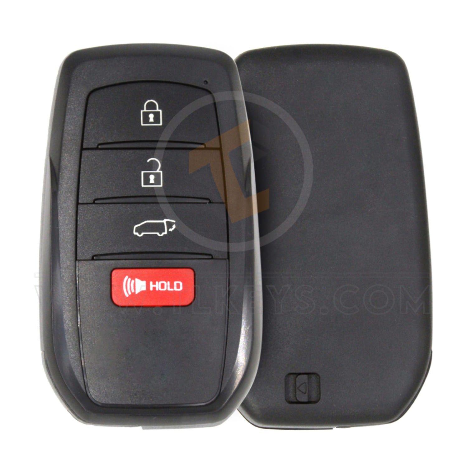 Toyota Smart Key Remote Shell 4B Big Trunk AM Status Aftermarket