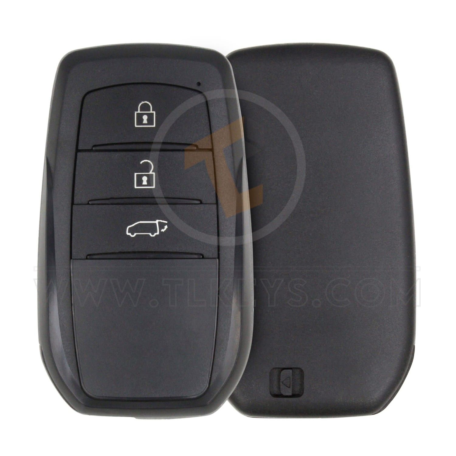 Toyota Smart Key Shell 3 Buttons Aftermarket Emergency Key/blade Included