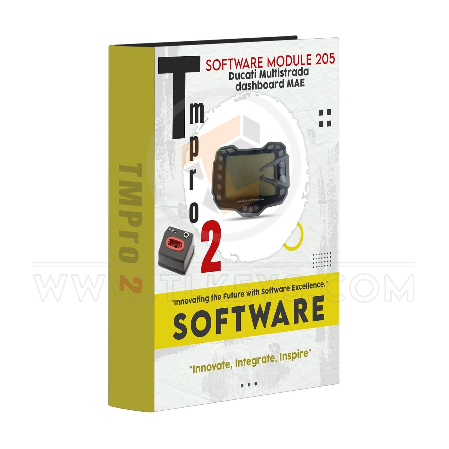 Tmpro 2 Tmpro 2 Software module 205 – Ducati Multistrada dashboard software