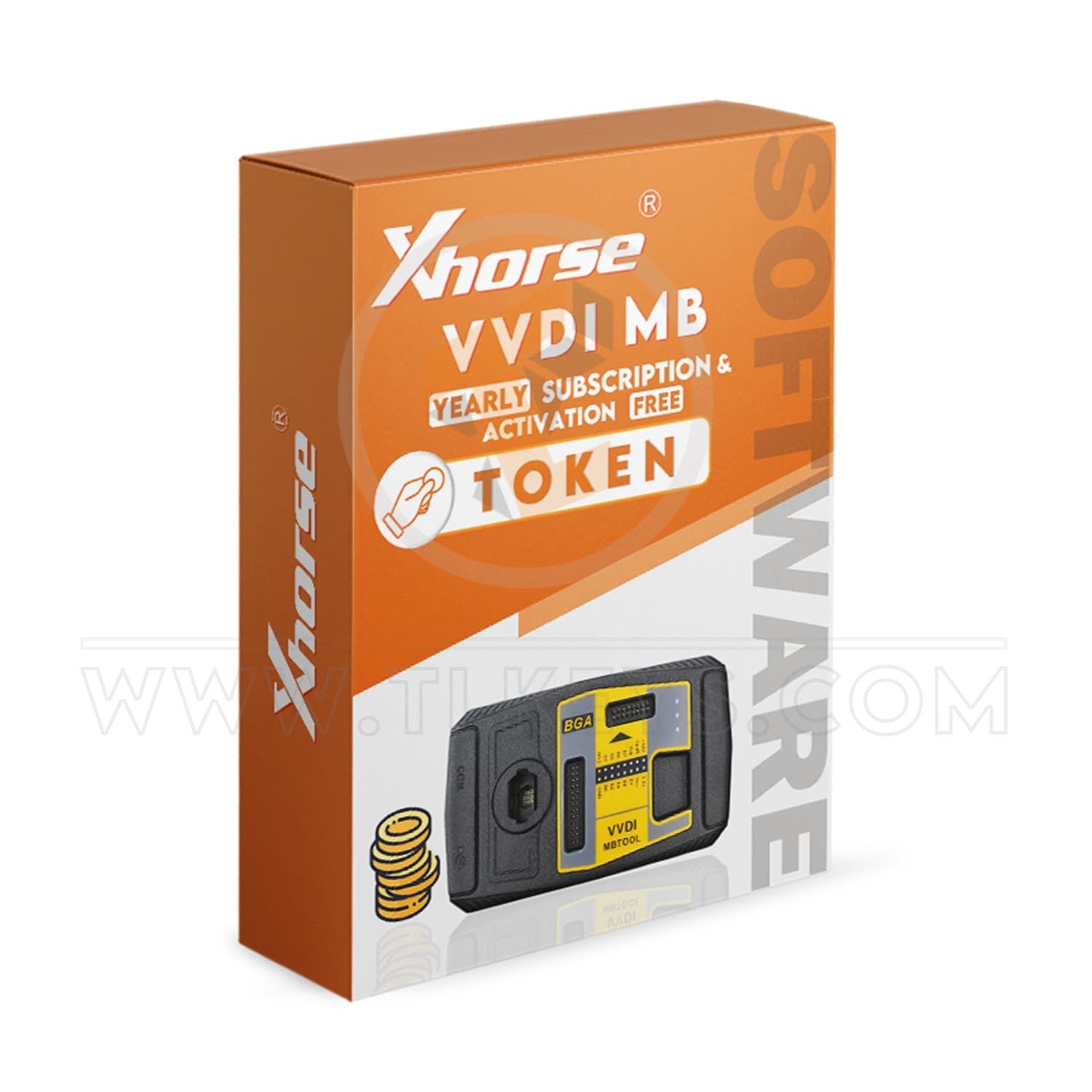 XHORSE VVDI MB Yearly Subscription And Activation Free Token token
