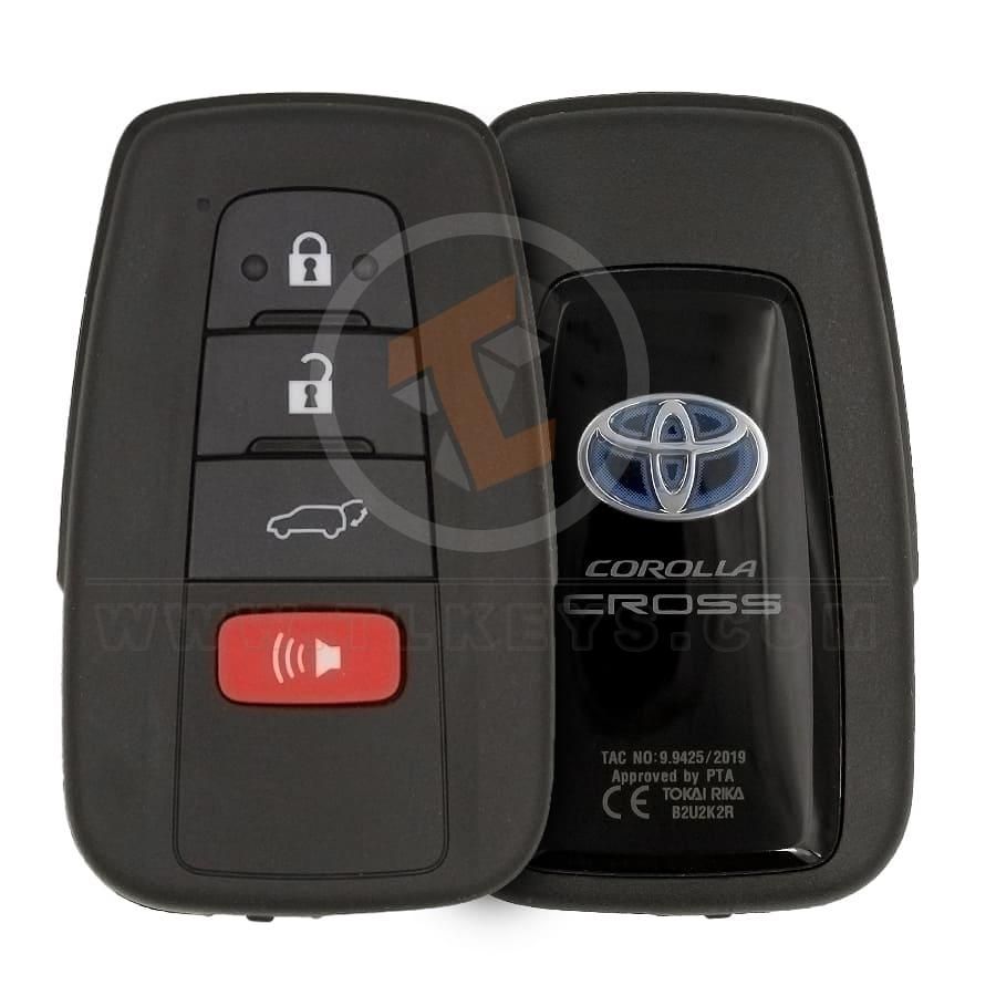 Genuine Toyota COROLLA CROSS Smart Proximity 433MHz 4 Buttons Remote Type Smart Proximity