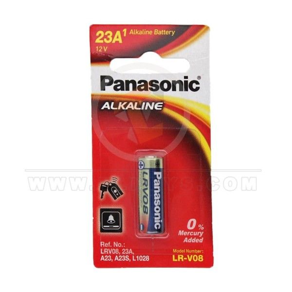 Panasonic 12V Alkaline Battery A23 For Keyless Entry Systems Voltage 12V