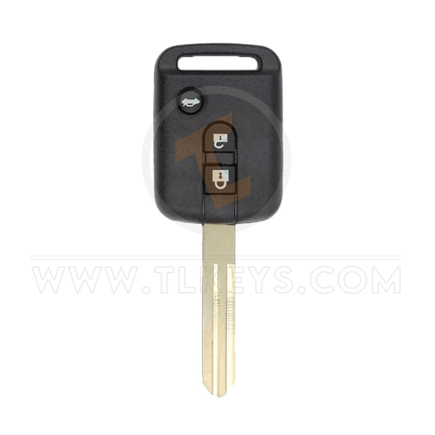 Nissan 2013-2017 Head Key Remote Shell 3 Buttons Aftermarket Buttons 3