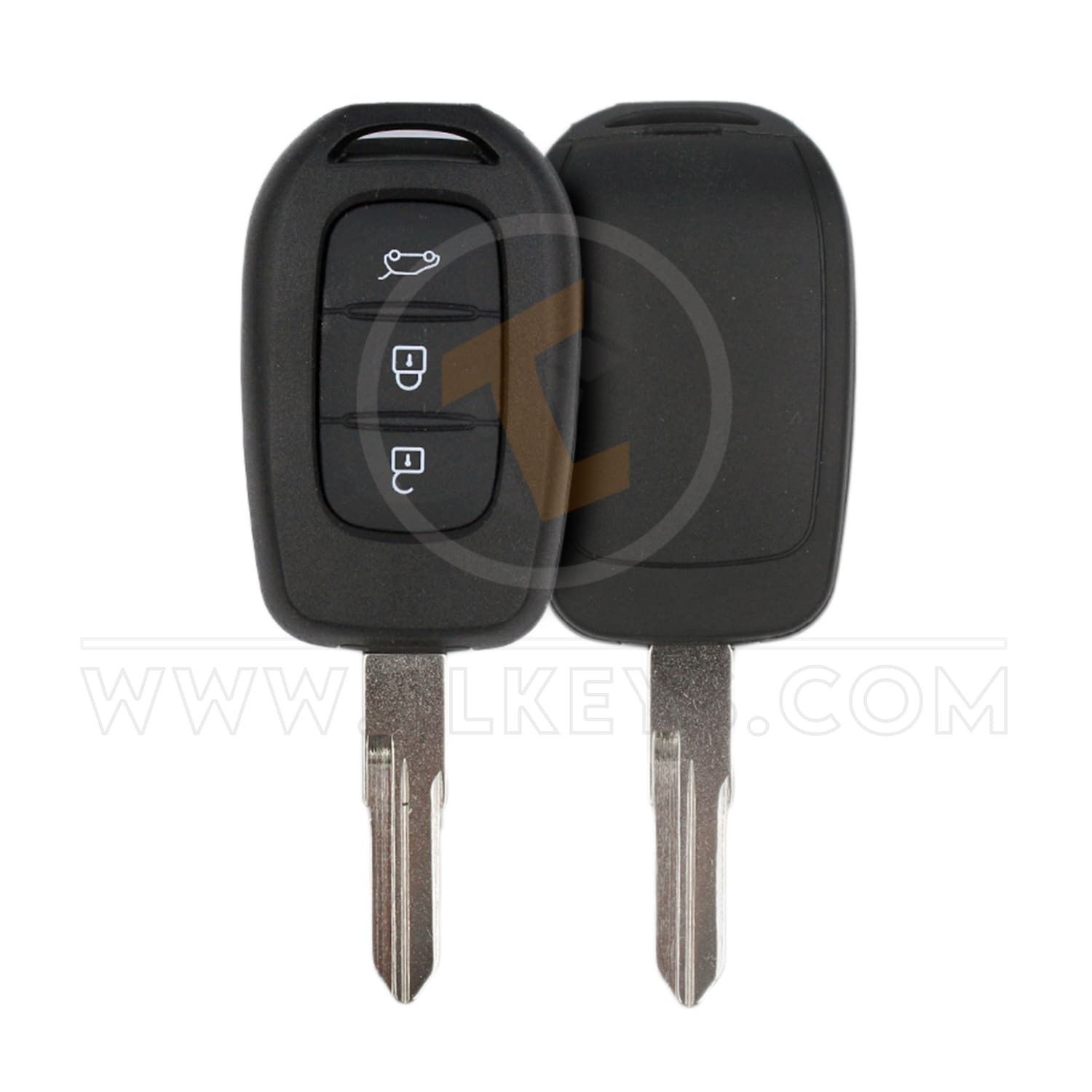  Renault Dacia Head Key Remote 2011 2016 433MHz 3 Buttons Frequency 433MHz