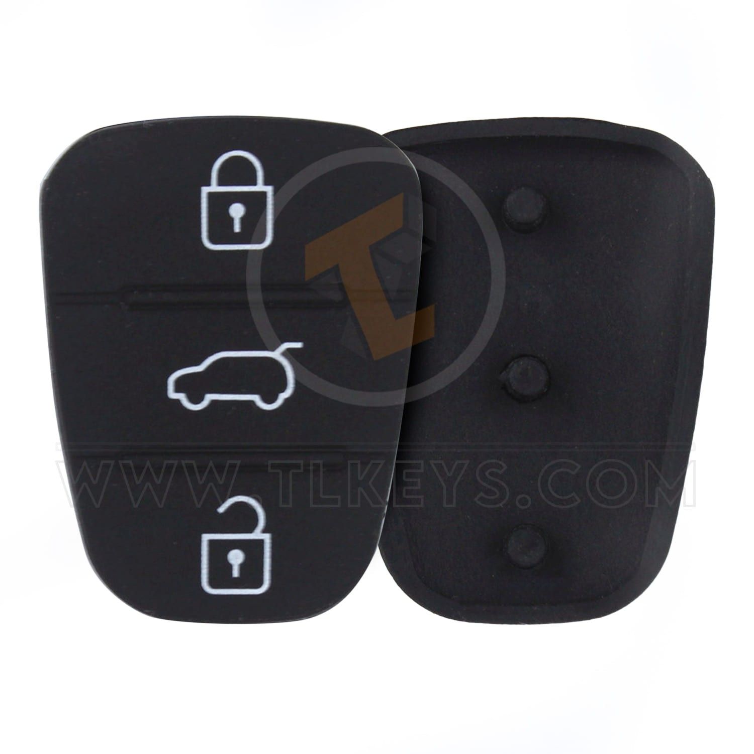 Replacement Rubber Pad Silicon 3 buttons Hatch Panic Button No