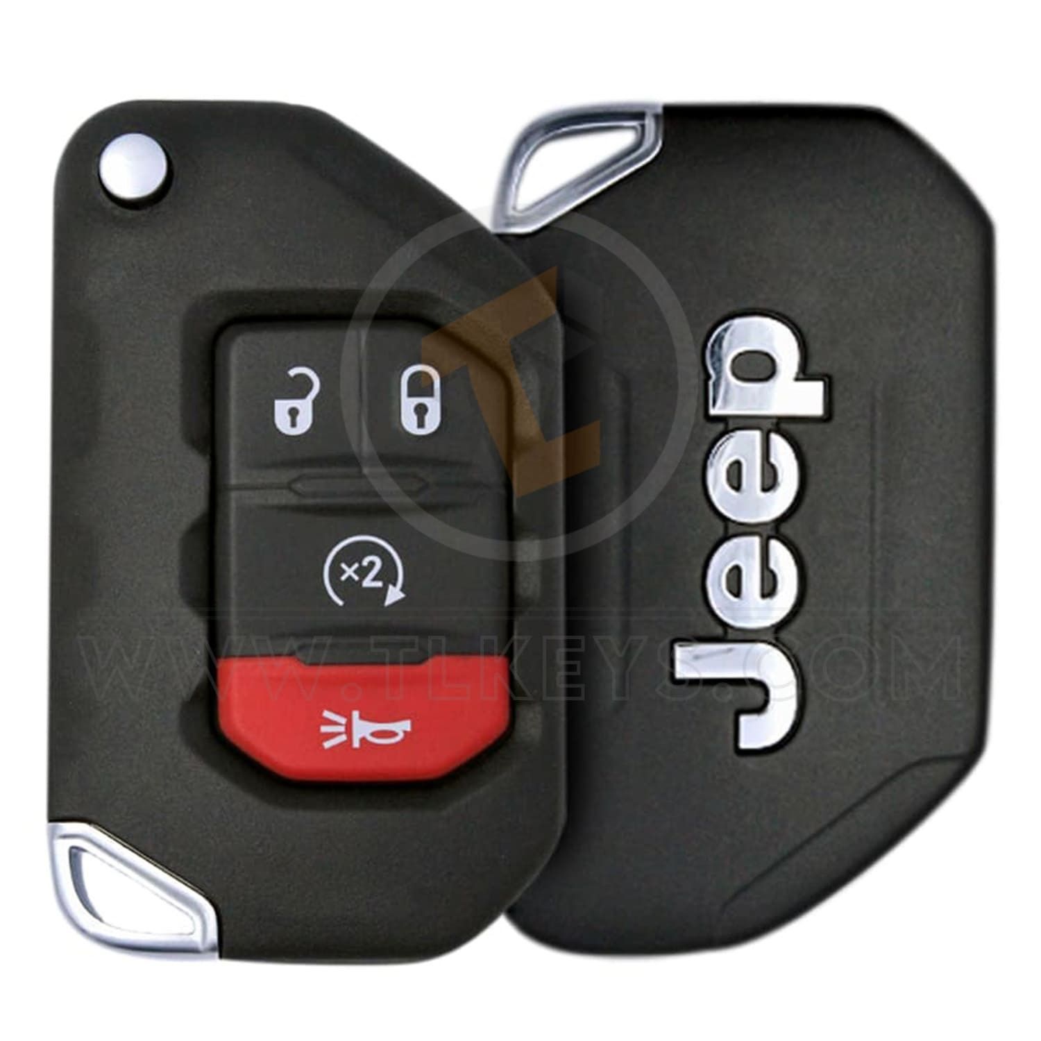 Genuine Jeep Gladiator Wrangler Flip Key Remote 2018 2020 P/N: 68416784AB Remote Type Flip Key Remote