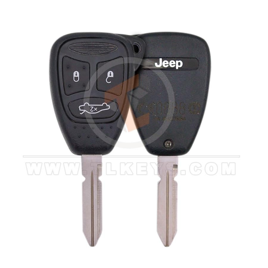Genuine Jeep Grand Cherokee Head Key Remote 2005 2007 P/N: 05183350AA Remote Type Head Key Remote