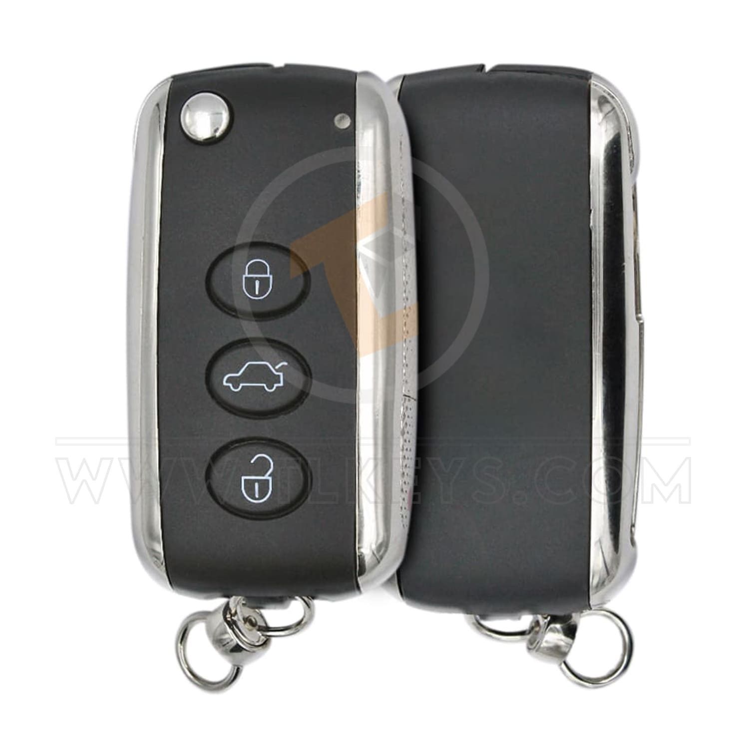 Bentley 2010-2016 Flip Remote Shell 3 Buttons Buttons 3