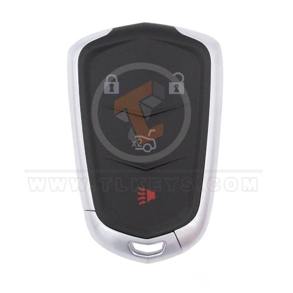 Cadillac Smart Key Remote Shell 3+1 Button Sedan Trunk Type Emergency Key/blade Included