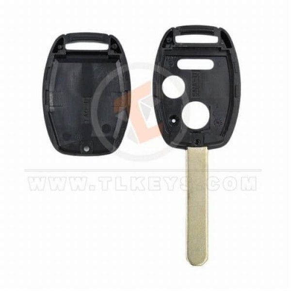 Honda 2003-2014 Head Remote Key Shell 2+1 Buttons Hon66 Aftermarket Buttons 3