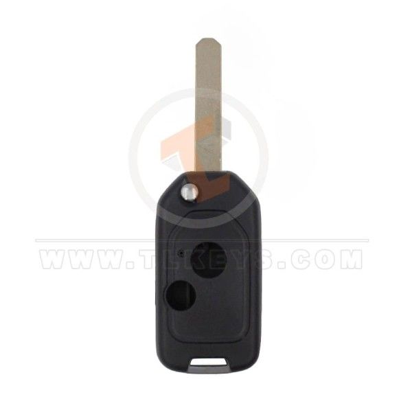 Honda Accord Civic CR-V Modified Flip Key Remote Shell 2 Buttons Emergency Key/blade Included