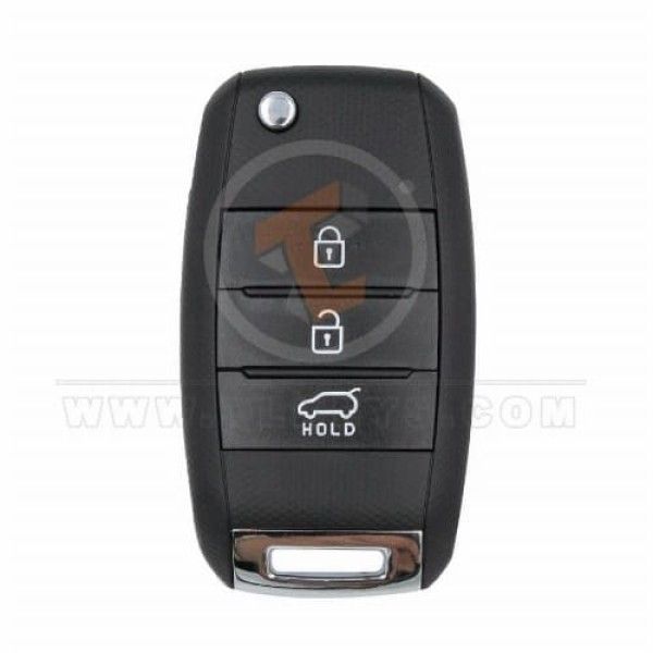 Hyundai 2014-2018 Flip Key Remote Shell 3 Buttons HYN14R-SUV Panic Button No