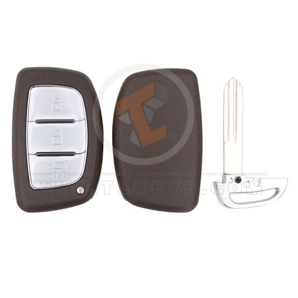 Hyundai Smart Remote Shell 3 Buttons With Left Normal Cutting Blade Buttons 3