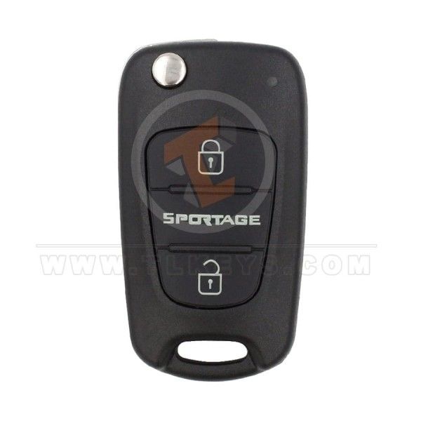 KIA Sportage 2008-2013 Flip Key Remote Shell 2 Buttons TOY40 Blade Emergency Key/blade Included