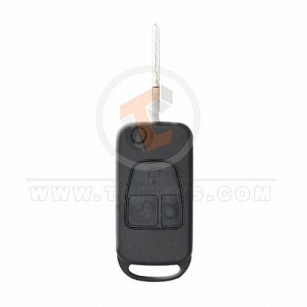 Mercedes Flip Key Remote Shell 3 Buttons HU64 Blade ML Aftermarket 