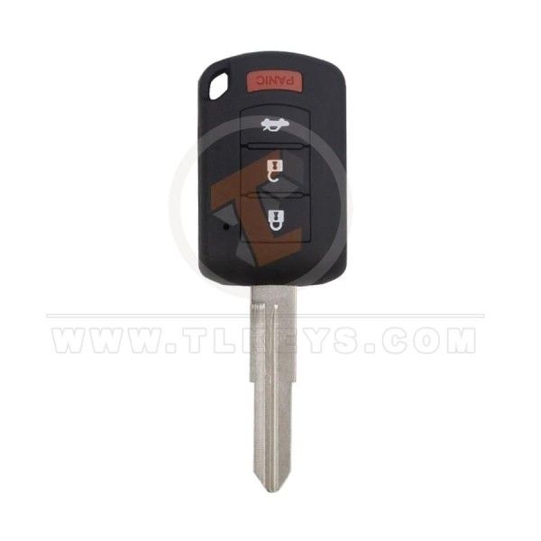 Mitsubishi All Models 2015-2021 Head Key Remote Shell 3+1 Buttons Buttons 4
