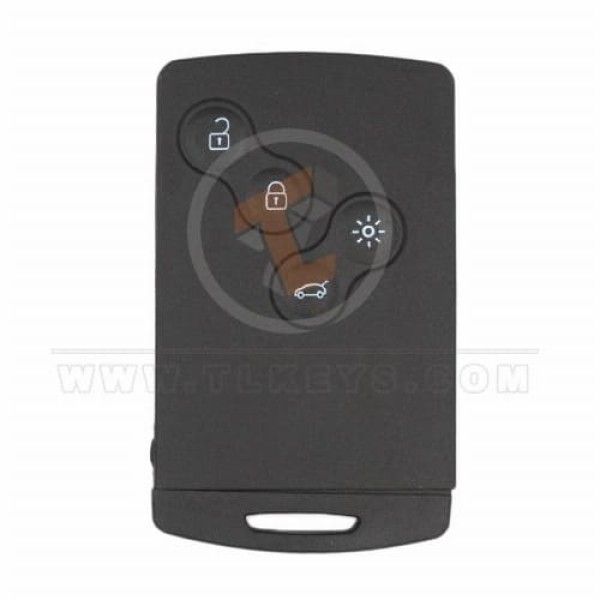Renault Fluence Megane 3 Key Remote Card Shell 4 Buttons HUF Blade Emergency Key/blade Included