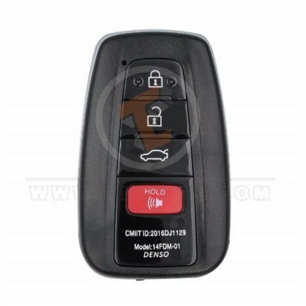 Toyota 2018-2020 Smart Key Remote Shell 4 Buttons Aftermarket - USA Panic Button Yes