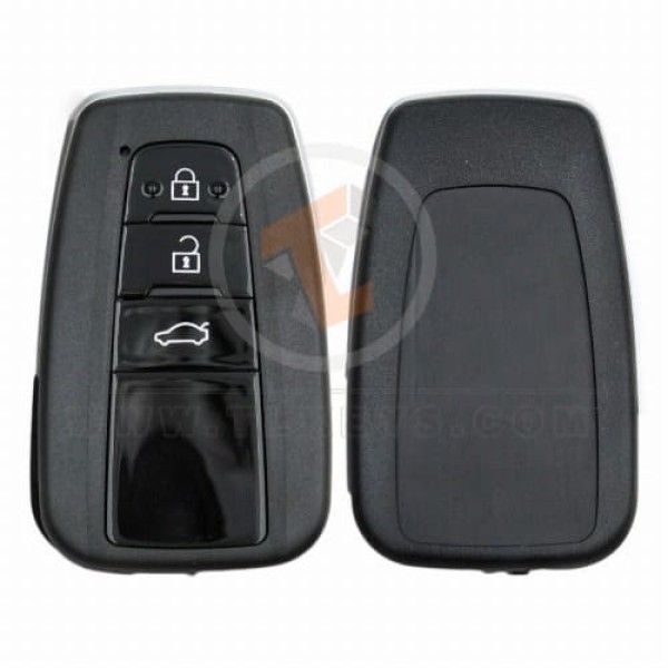 Toyota Camry 2016-2020 Smart Key Remote Shell 3 Buttons Aftermarket Panic Button No
