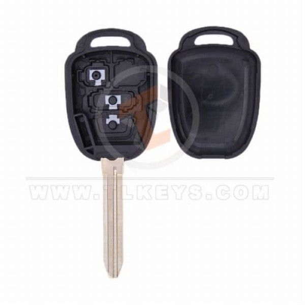 Toyota Fortuner TOY43 2014 Key Remote Shell 3 Buttons Remote Shell Type Head Key Remote Shell