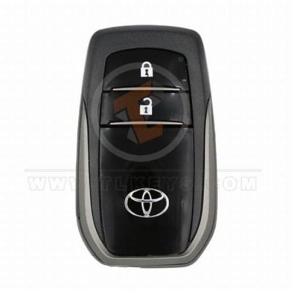 Toyota Land Cruiser 2016-2021 Smart Key Remote Shell 2 Buttons Emergency Key/blade Included