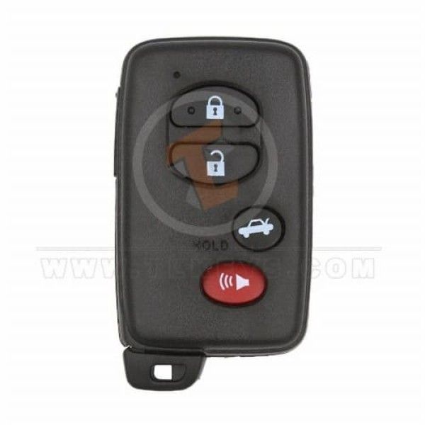 Toyota Sedan 2007-2016 Smart Remote Shell 4 Button Aftermarket Brand Panic Button Yes