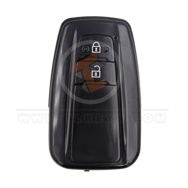 Toyota Smart Key Remote Shell 2 Buttons With Blue Painted Panic Button No