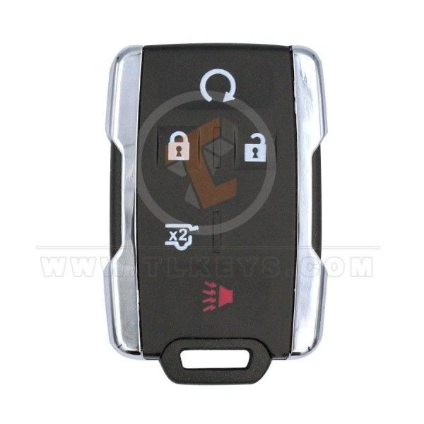 GMC Chevrolet 2015 5 Buttons Chrome Remote Key Shell Aftermarket Panic Button Yes