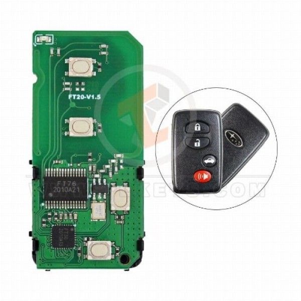 Lonsdor Subaru 2013-2015 Smart Board Key Remote 4 Buttons 314.12 MHz Panic Button Yes