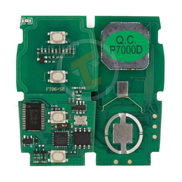 Lonsdor Subaru Smart Key Board 4 Buttons 433.92 MHz 8A Chip FT06-7000D Transponder Chip ID 8A
