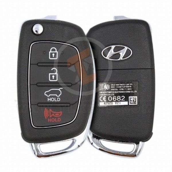 Genuine Hyundai I30 Flip Key Remote 2012 2017 P/N: 95430-A5101 433MHz Battery Type CR2032
