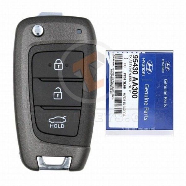 Genuine Hyundai Elantra Flip Key Remote 2021 2022 P/N: 95430-AA300 Transponder Chip ID 8A
