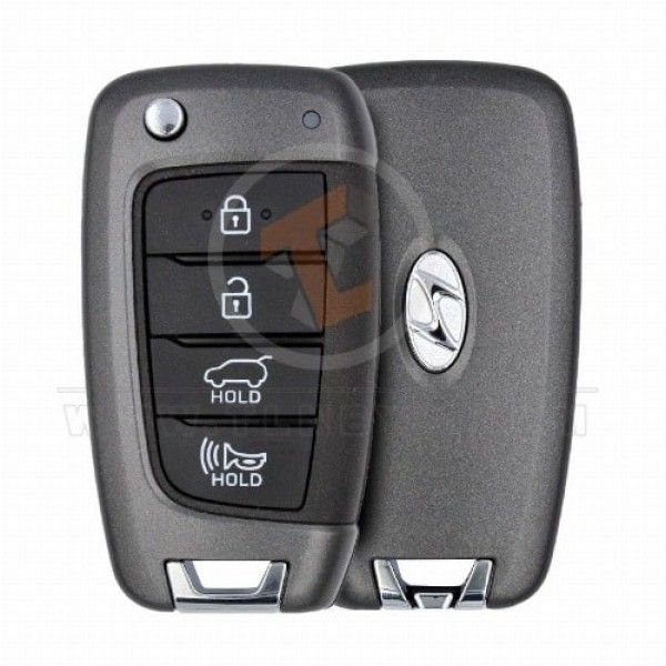 Genuine Hyundai Elantra GT I30 Flip Key Remote 2017 2020 P/N: 95430-G3100 Buttons 4