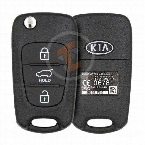 Genuine Kia Sportage Flip Key Remote 2010 2014 P/N: 95430-3U000 Transponder Chip ID 46