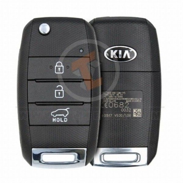 Genuine Kia Sorento Flip Key Remote 2015 2020 P/N: 95430-C5210 433MHz Battery Type CR2032