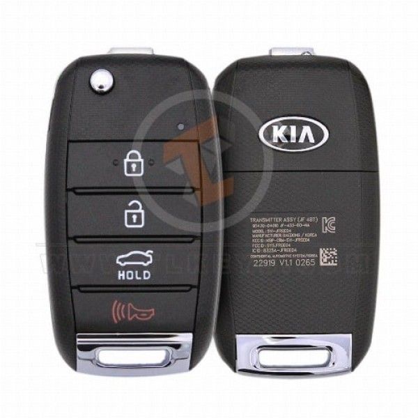 Genuine Kia Optima Flip Key Remote 2016 2020 P/N: 95430-D4010 433MHz Panic Button Yes