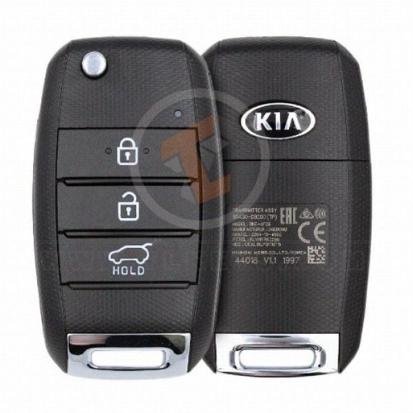 Genuine Kia Sportage Flip Key Remote P/N: 95430-D9200 433MHz Transponder Chip ID 4D