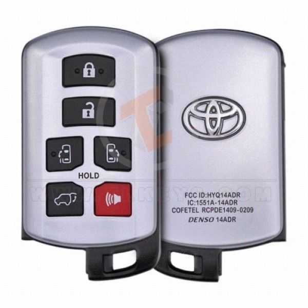 Genuine Toyota Sienna Smart Proximity 2011 2019 P/N: 89904-08010 Buttons 5