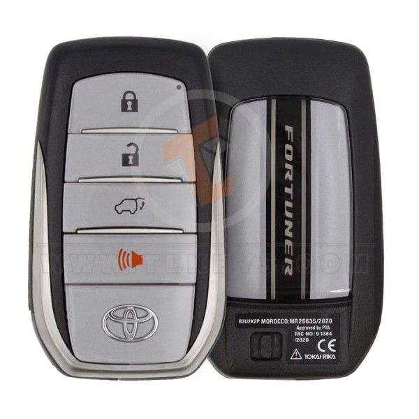 Original Toyota Fortuner Smart Proximity 2007 2015 433MHz 4 Buttons Buttons 4