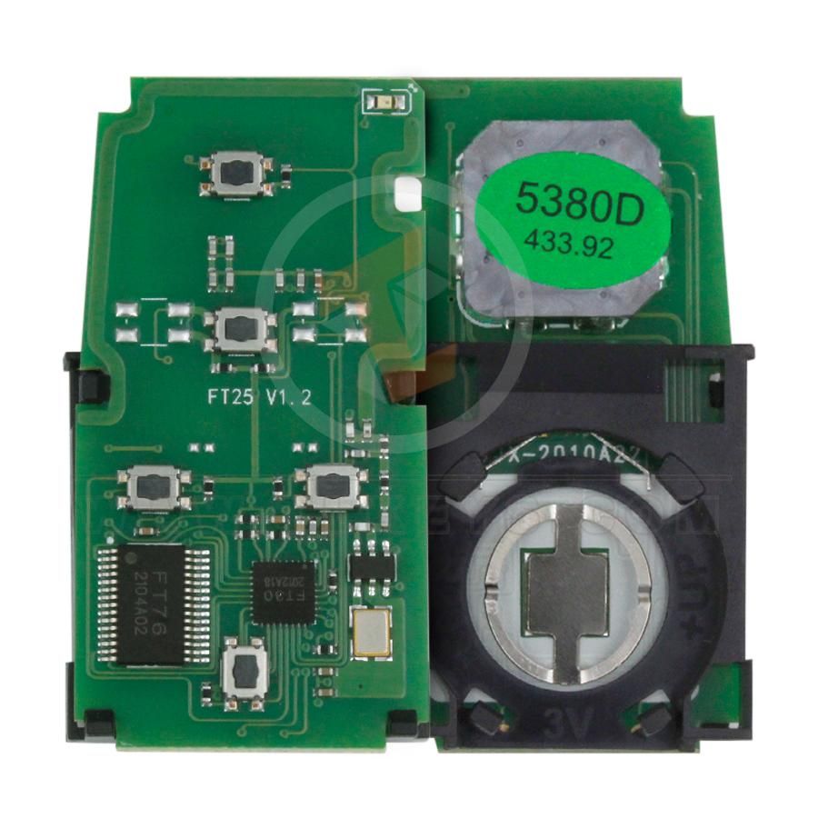 Lonsdor FT25-5380D Smart Key Remote Board 5 Buttons 433.92MHz 4D Chip for Toyota Alphard Remote Type PCB
