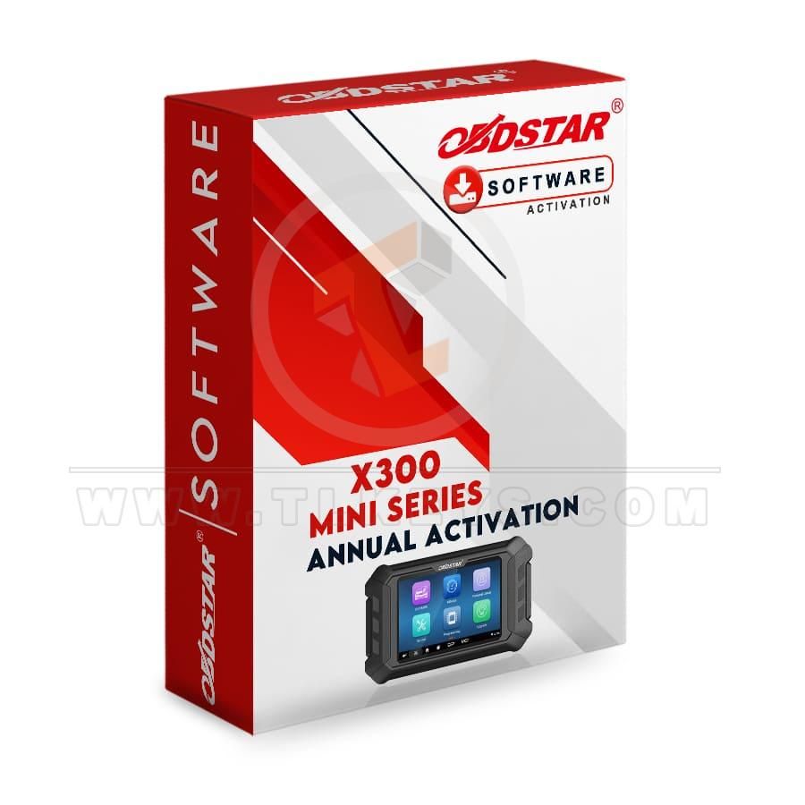 OBDSTAR X300 Mini Series Annual Subscription software