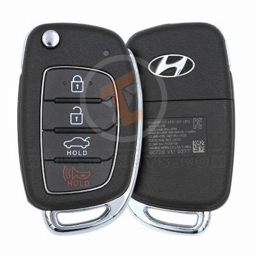 Genuine Hyundai Sonata Flip Key Remote 2018 P/N: 95430-C1210 433MHz Remote Type Flip Key Remote
