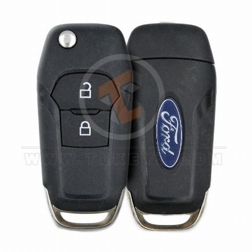 Genuine Flip Key Remote Ford 2014 2018 433MHz 2 Buttons HITAG PRO-ID49 Remote Type Flip Key Remote