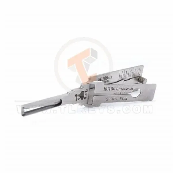 Original Lishi 2 in 1 Pick Decoder Tool HU100+V3 AG 8 cuts Anti Glare Blade Profile HU100+V3 AG Original Lishi 2 in 1 Pick Decoder Tool HU100+V3 AG 8 cuts Anti Glare Blade Profile HU100+V3 AG