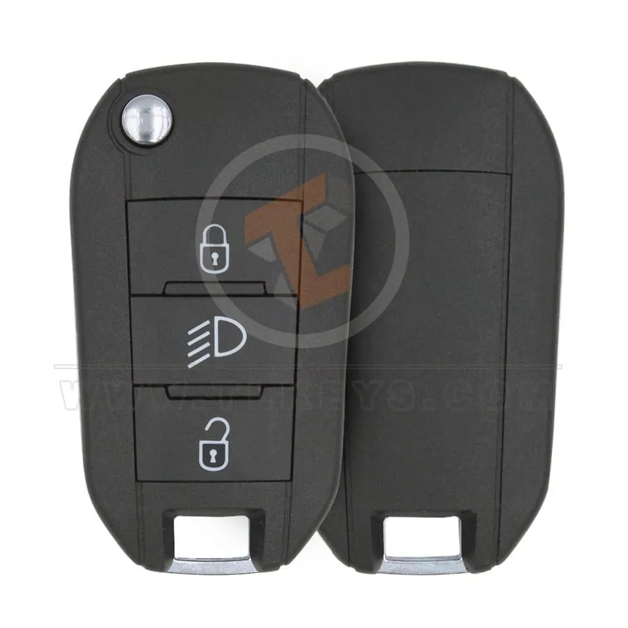Peugeot Flip Key Remote Aftermarket3008 Buttons 3 Peugeot Flip Key Remote Aftermarket3008 Buttons 3