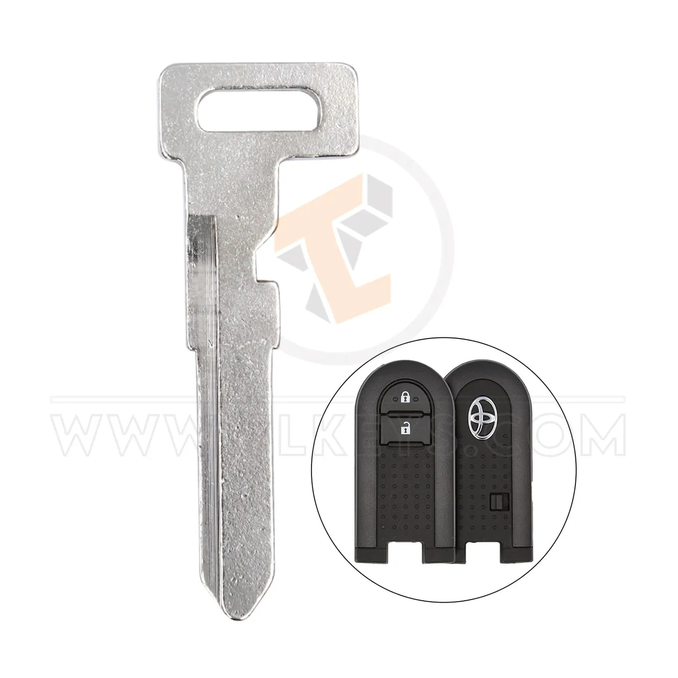 Notschlüsselblatt für Toyota Rush Daihatsu 2017–2021 (rechte Nut), Status Aftermarket Notschlüsselblatt für Toyota Rush Daihatsu 2017–2021 (rechte Nut), Status Aftermarket