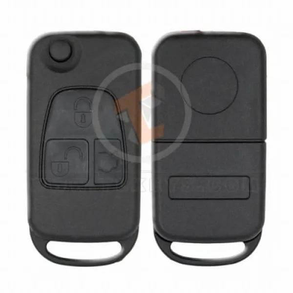 Mercedes Flip Key Remote Shell 3 Buttons HU64 Blade ML AFTER Remote Type FBS4 Mercedes Flip Key Remote Shell 3 Buttons HU64 Blade ML AFTER Remote Type FBS4