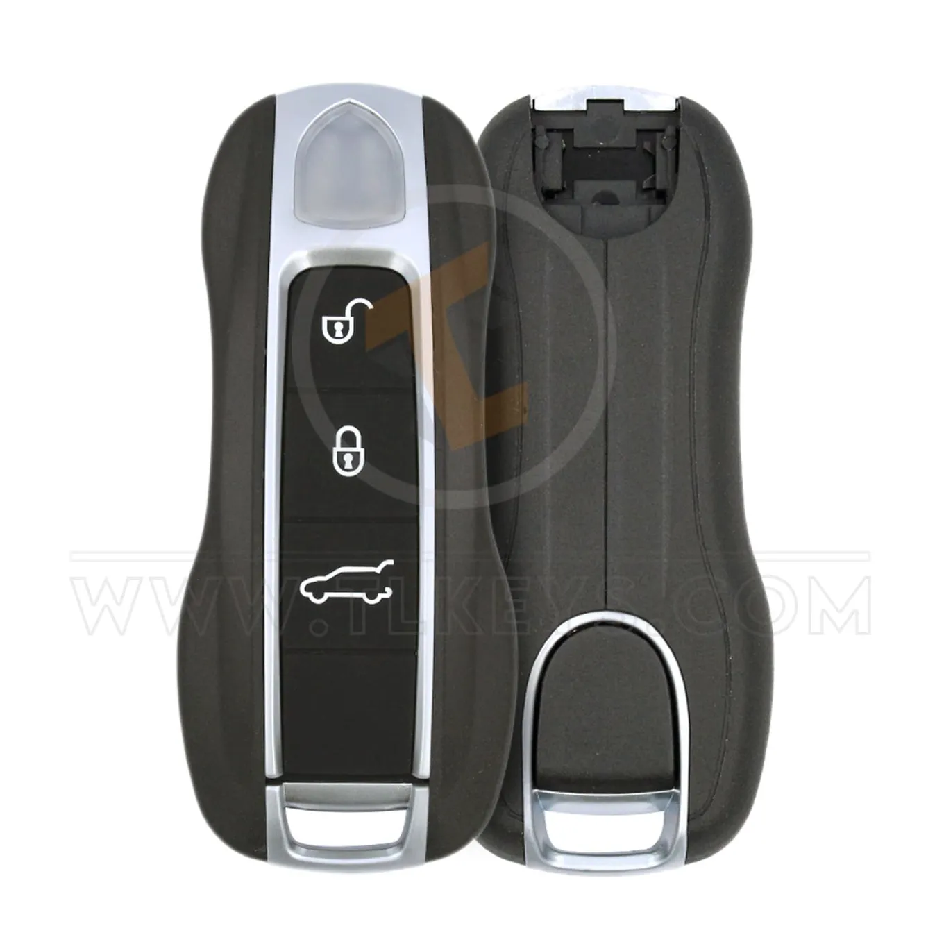 Porsche 2020 Smart Key Remote Shell 3 Buttons with Big Trunk Panic Button No Porsche 2020 Smart Key Remote Shell 3 Buttons with Big Trunk Panic Button No
